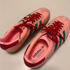 Adidas Women's Pink and Red Sneakers